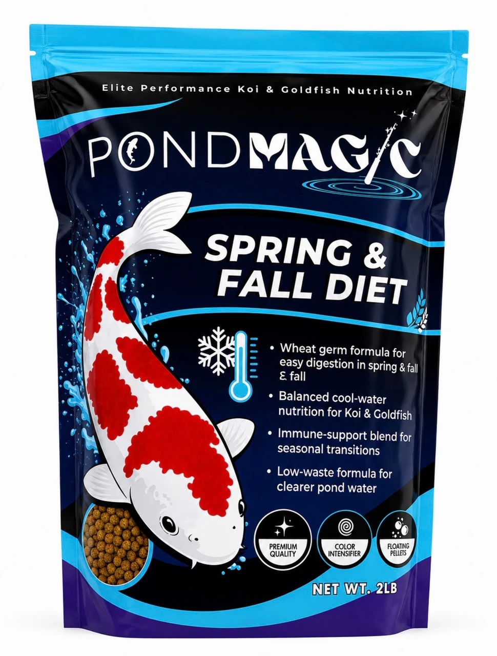 2LBS bag of Pond Magic Spring & Fall Fish Food