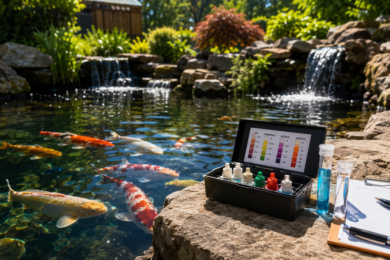 Summer Koi Pond Water Quality: Oxygen, Ammonia, And Heat