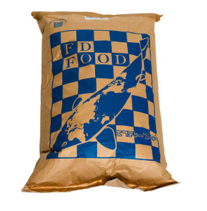 Front view – FD Primo Plus Float Medium 15kg koi food bag with bold branding and koi graphic.