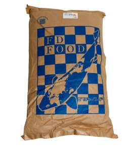 Front view – FD Primo Plus Sink Large 20kg koi food bag with bold branding and koi graphic.