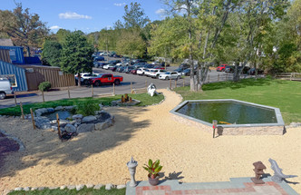 Custom Hexagon-Shaped Formal Pond in New Hope, PA