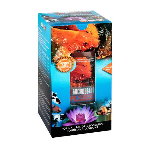 Front view of box containing Microbe Lift PL 32oz. Front view of box containing Microbe Lift PL 32oz.