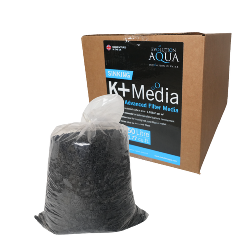 Evolution Aqua K+ Advanced Filter Media - 50 Liter SINKING Evolution Aqua K+ Advanced Filter Media - 50 Liter SINKING