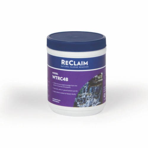 ReClaim 24 oz natural sludge remover with 48 tablets for pond and water treatment. ReClaim 24 oz natural sludge remover with 48 tablets for pond and water treatment.