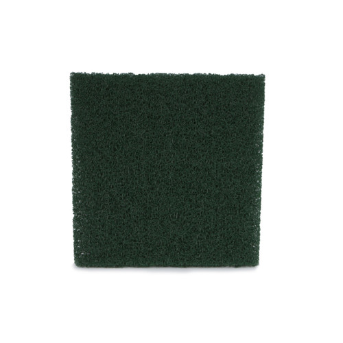 Square green pond filter pad with coarse texture, designed for mechanical and biological filtration. Square green pond filter pad with coarse texture, designed for mechanical and biological filtration.