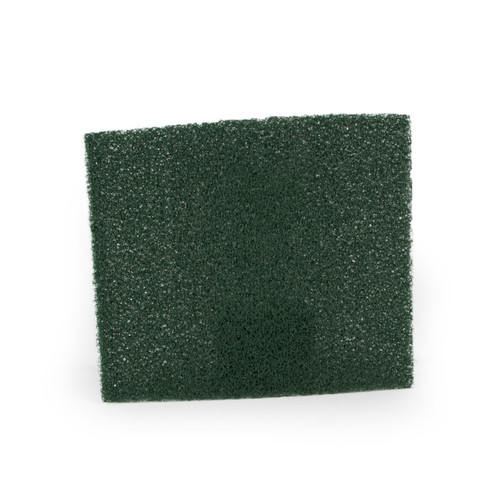 Green square pond filter pad with coarse texture, designed for biological and mechanical filtration. Green square pond filter pad with coarse texture, designed for biological and mechanical filtration.