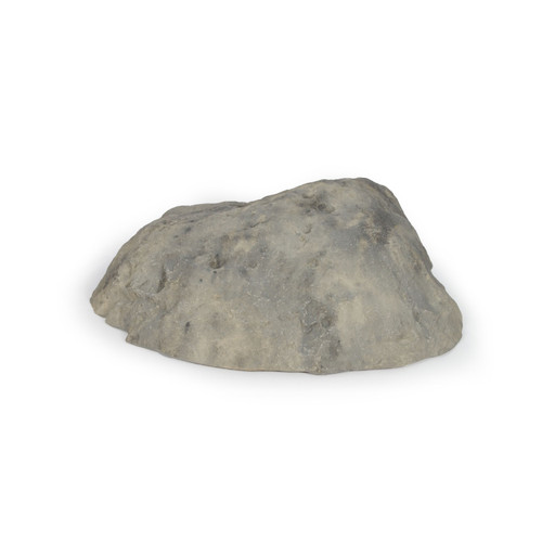 Realistic faux rock pond lid cover in mountain color. Realistic faux rock pond lid cover in mountain color.
