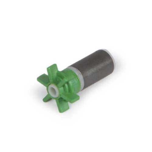 Replacement impeller with green six-blade rotor for pond and fountain pumps. Replacement impeller with green six-blade rotor for pond and fountain pumps.