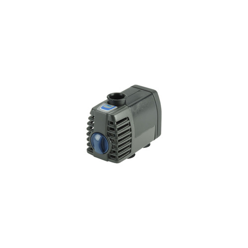 Compact black adjustable flow water pump designed for fountains, ponds, and small water features. Compact black adjustable flow water pump designed for fountains, ponds, and small water features.