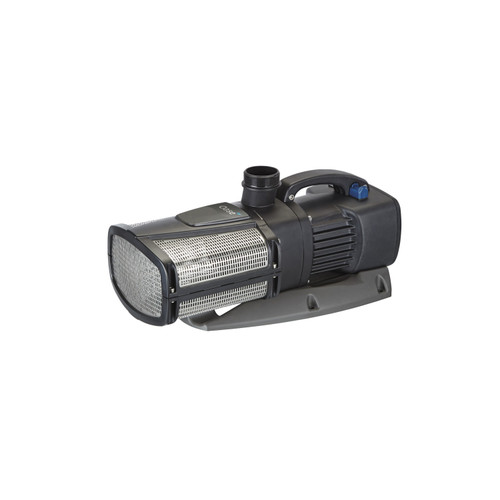 High-performance Oase pond pump with durable stainless steel intake screen and handle for easy transport and setup. High-performance Oase pond pump with durable stainless steel intake screen and handle for easy transport and setup.