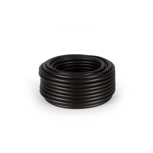 Coiled black vinyl tubing for pond, fountain, and water garden plumbing installations. Coiled black vinyl tubing for pond, fountain, and water garden plumbing installations.