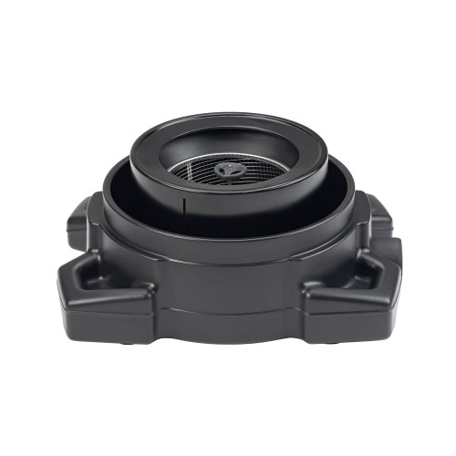 The surface skimmer showcasing its sleek design and powerful suction system. The surface skimmer showcasing its sleek design and powerful suction system.