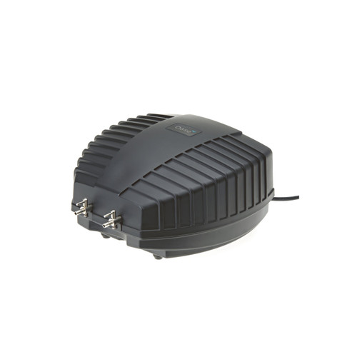 Black Oase AquaOxy 450 pond aerator pump with dual outlets. Black Oase AquaOxy 450 pond aerator pump with dual outlets.