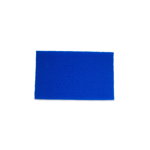 Rectangular blue pond filter foam pad for biological and mechanical filtration. Rectangular blue pond filter foam pad for biological and mechanical filtration.