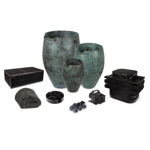 3 Pc. Aura Vase Kit with Spillways. 3 Pc. Aura Vase Kit with Spillways.