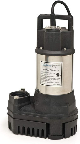PAF-Series Pump - 1/2 HP, highlighting the protective casing and operational features. PAF-Series Pump - 1/2 HP, highlighting the protective casing and operational features.