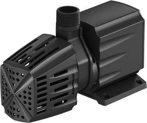 Top-down view of MD-Series Pump 1250 GPH, displaying its layout and connection points for easy installation. Top-down view of MD-Series Pump 1250 GPH, displaying its layout and connection points for easy installation.