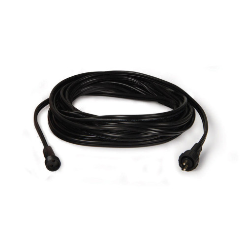 Top-down view of the WW Extension Cord - 20', showing the entire cord length and the secure connection points at both ends. Top-down view of the WW Extension Cord - 20', showing the entire cord length and the secure connection points at both ends.