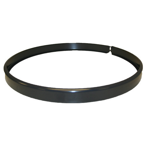 Front view of Bermuda lid clamp for Pressure Filter 2500, a curved black latch with hinge pin and locking tab. Front view of Bermuda lid clamp for Pressure Filter 2500, a curved black latch with hinge pin and locking tab.