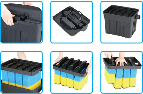 Bermuda Filter Sponge Set for Box Filter 2400 Gallon Bermuda Filter Sponge Set for Box Filter 2400 Gallon