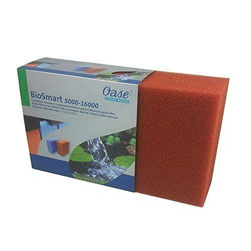 OASE BioSmart 1600 Red Filter Foam Close-up – High-quality blue filter foam designed for the BioSmart 1600 filter to improve pond filtration. OASE BioSmart 1600 Red Filter Foam Close-up – High-quality blue filter foam designed for the BioSmart 1600 filter to improve pond filtration.
