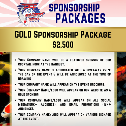 Gold Sponsor Package Gold Sponsor Package