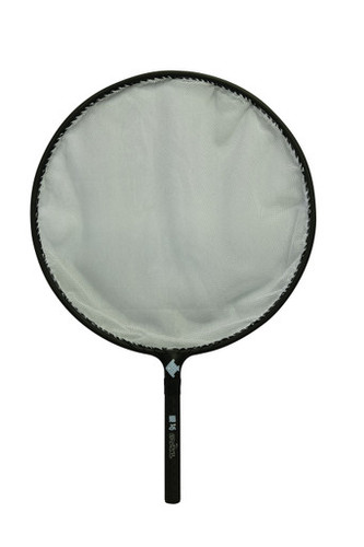 Front view of the Erabu adjustable pond net fully extended to 120", showing the oval 35" net frame and straight telescoping shaft. Front view of the Erabu adjustable pond net fully extended to 120", showing the oval 35" net frame and straight telescoping shaft.