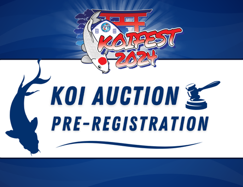 Auction Pre- Registration: Koi Fest 2024 Auction Pre- Registration: Koi Fest 2024