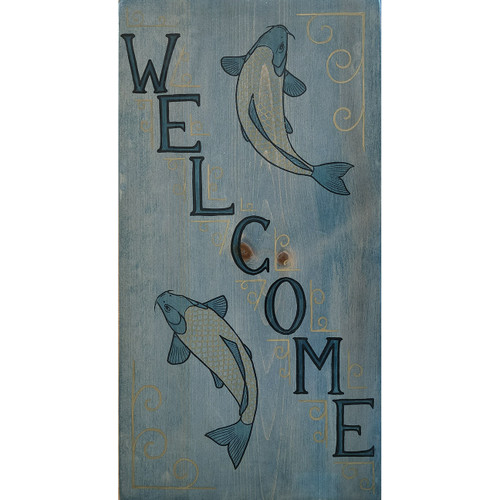 Welcome Wood Sign 11x21 Welcome Wood Sign 11x21