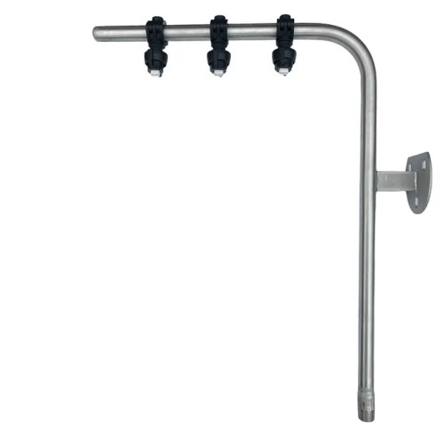 L-shaped metal bar equipped with 3 spray nozzles L-shaped metal bar equipped with 3 spray nozzles