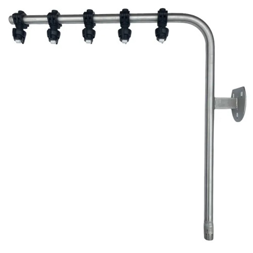 L-shaped metal bar equipped with 5 spray nozzles L-shaped metal bar equipped with 5 spray nozzles