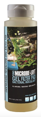 Close-up of the 8 oz. MICROBE-LIFT/PL Gel Bacteria bottle, showcasing the label with the product name, "PL Gel Bacteria," and "New Technology," along with the volume (8 oz.). Close-up of the 8 oz. MICROBE-LIFT/PL Gel Bacteria bottle, showcasing the label with the product name, "PL Gel Bacteria," and "New Technology," along with the volume (8 oz.).