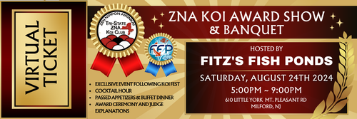 Celebrate the best of Koi Fest 2025 with an evening of great food, exciting awards, and expert insights—all for FREE with this special ticket! Celebrate the best of Koi Fest 2025 with an evening of great food, exciting awards, and expert insights—all for FREE with this special ticket!
