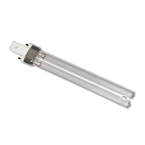 Close-up of the UV Replacement Lamp 13 Watt, showing its sleek design and size. Close-up of the UV Replacement Lamp 13 Watt, showing its sleek design and size.
