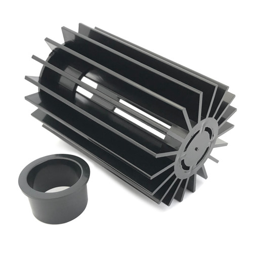 Close-up of the Rigid Pre-Filter, showing its sturdy, perforated surface and shape. Close-up of the Rigid Pre-Filter, showing its sturdy, perforated surface and shape.