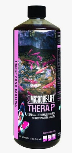MICROBE-LIFT TheraP 1 qt bottle with label displaying product name, key benefits, and usage instructions. MICROBE-LIFT TheraP 1 qt bottle with label displaying product name, key benefits, and usage instructions.
