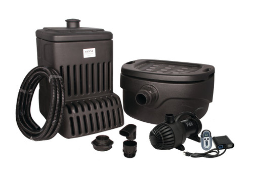 Easy-to-install fountain add-on kit for rainwater collection systems. Easy-to-install fountain add-on kit for rainwater collection systems.