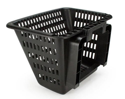 Full view of the Signature Series 400 Pond Skimmer Debris Basket, showing the durable, mesh design for collecting debris and leaves from the pond surface. Full view of the Signature Series 400 Pond Skimmer Debris Basket, showing the durable, mesh design for collecting debris and leaves from the pond surface.