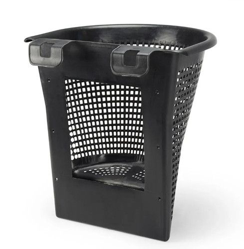Full view of the Signature Series 6.0 / 8.0 Pond Skimmer Rigid Debris Basket, designed with sturdy walls to securely hold debris while allowing efficient water flow through the skimmer. Full view of the Signature Series 6.0 / 8.0 Pond Skimmer Rigid Debris Basket, designed with sturdy walls to securely hold debris while allowing efficient water flow through the skimmer.