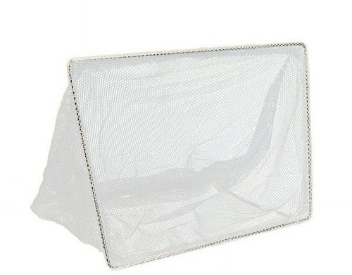 Side view of the PondSweep PSM Skimmer Debris Net, showcasing its sturdy, flexible design for easy use in pond skimmers. Side view of the PondSweep PSM Skimmer Debris Net, showcasing its sturdy, flexible design for easy use in pond skimmers.