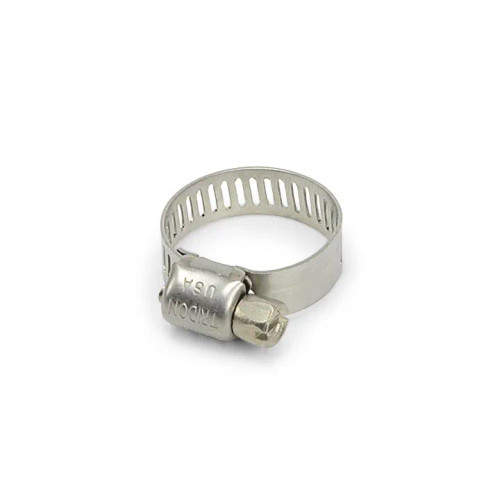 Stainless steel hose clamp for 5/16 to 7/8 inch tubing Stainless steel hose clamp for 5/16 to 7/8 inch tubing