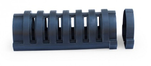 Front view of the Small Centipede Module, showcasing its unique design and durable construction, optimized for efficient water filtration and flow management in pond systems. Front view of the Small Centipede Module, showcasing its unique design and durable construction, optimized for efficient water filtration and flow management in pond systems.