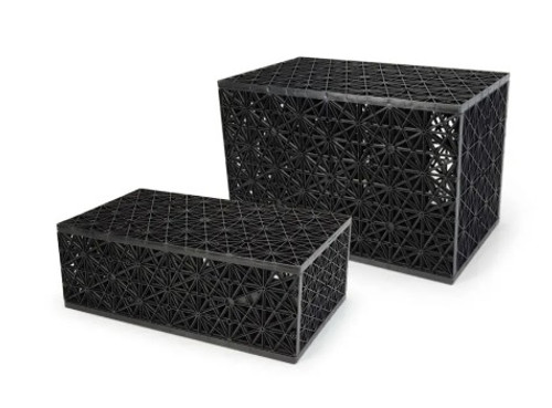 Front view of the AquaBlox Water Storage Module, showcasing its stackable design and durable material. Optimized for efficient water storage and distribution in pond or waterfall systems. Available in both small and large sizes for versatile installation. Front view of the AquaBlox Water Storage Module, showcasing its stackable design and durable material. Optimized for efficient water storage and distribution in pond or waterfall systems. Available in both small and large sizes for versatile installation.