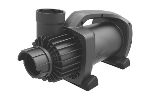 Angled view of the SLD Pond Pump, showcasing its sleek design and solid construction, with visible intake and outlet ports for flexible installation and water flow management. Angled view of the SLD Pond Pump, showcasing its sleek design and solid construction, with visible intake and outlet ports for flexible installation and water flow management.