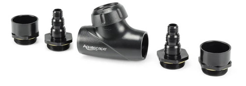 Angled view of the IONGEN G2 Flow Chamber Kit, illustrating its sleek, functional design, engineered for easy installation and enhanced ionization to reduce organic buildup in pond systems. Angled view of the IONGEN G2 Flow Chamber Kit, illustrating its sleek, functional design, engineered for easy installation and enhanced ionization to reduce organic buildup in pond systems.