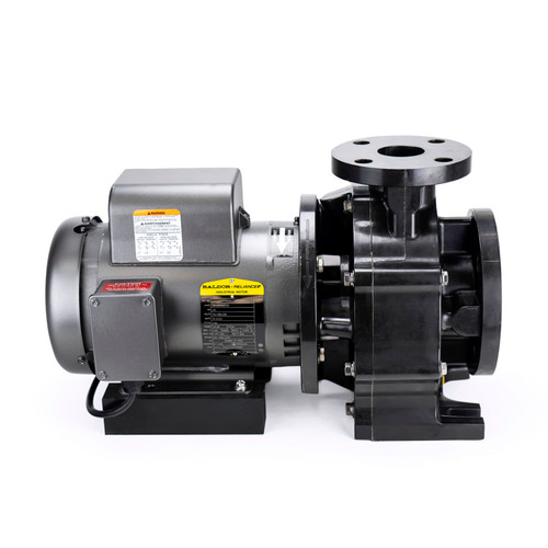 Side perspective of the EXT Pond Pump, demonstrating its heavy-duty construction, efficient motor placement, and large intake for consistent water movement. Side perspective of the EXT Pond Pump, demonstrating its heavy-duty construction, efficient motor placement, and large intake for consistent water movement.