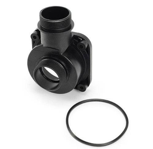 Angled view of the AquaSurge 2000/3000 (G2) Water Chamber Cover & O-Ring Kit, illustrating how the components align and work together to create a watertight seal. Angled view of the AquaSurge 2000/3000 (G2) Water Chamber Cover & O-Ring Kit, illustrating how the components align and work together to create a watertight seal.