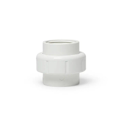 1-1/4 inch PVC union with female pipe threads 1-1/4 inch PVC union with female pipe threads