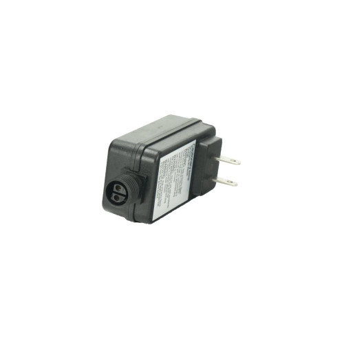 Angled image of Plant Light Transformer, showing its full design, emphasizing the connection points and robust construction for durable use in garden or plant light setups. Angled image of Plant Light Transformer, showing its full design, emphasizing the connection points and robust construction for durable use in garden or plant light setups.