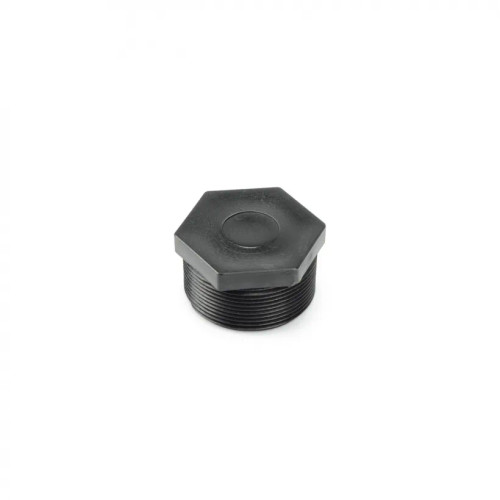 2 inch MPT hex-head PVC plug for pond plumbing 2 inch MPT hex-head PVC plug for pond plumbing